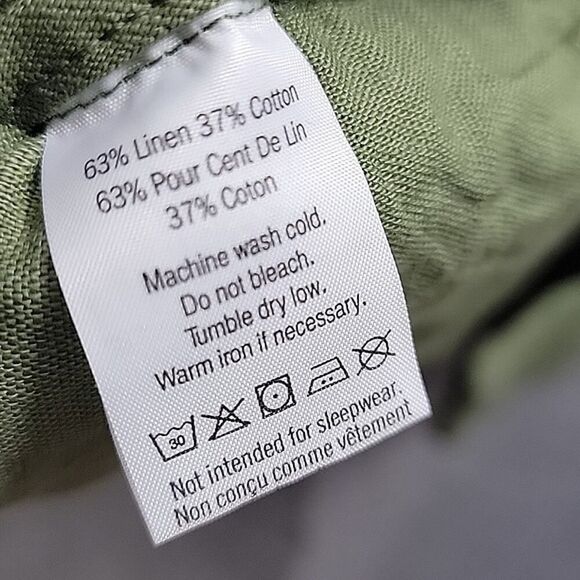 Rachel Zoe x Janie and Jack Green Linen Cargo Jacket Girls / Boys sz 10-12 - Picture 9 of 9